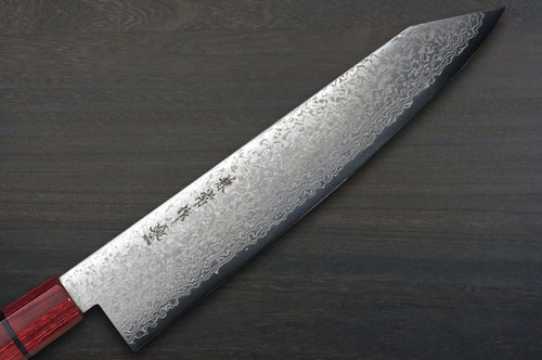 Kanetsune 63-Layer Damascus MINAMO-KAZE Japanese Chef's Kiritsuke-Gyuto Knife 210mm with Dedicated Saya Sheath 