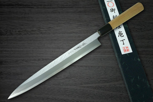 [Left Handed] Yoshihiro White No.2 Supreme Jousaku JCHC Japanese Chef's Yanagiba(Sashimi) 270mm with Magnolia Wood Handle 