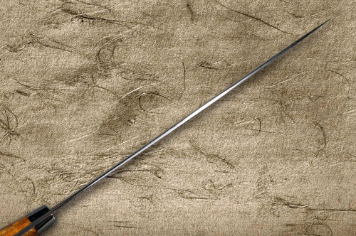 Takeshi Saji VG10W Colored Damascus Nashiji IRN Japanese Chef's Gyuto Knife 210mm with Desert Ironwood Handle 