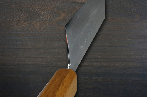 Keiichi Fujii AUS10 Nickel Damascus OK8B Japanese Chef's Nakiri