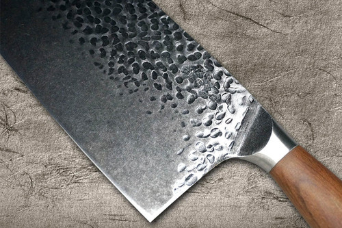 Tetsugi High-Carbon Molybdenum Stainless Hammered Japanese Chef's Chinese Cooking Knife 200mm 
