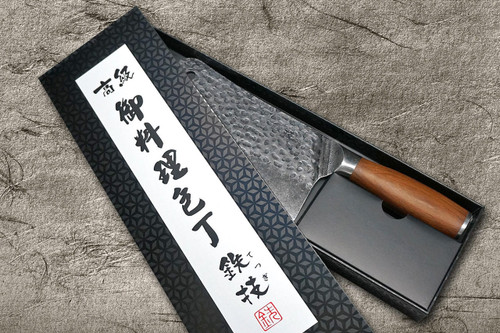 Tetsugi High-Carbon Molybdenum Stainless Hammered Japanese Chef's
