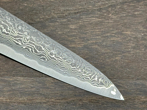 [OUTLET] Shigeki Tanaka 33-Layer R2(SG2) Damascus IR Japanese Chef's Petty Knife(Utility) 150mm with Desert Ironwood Handle 