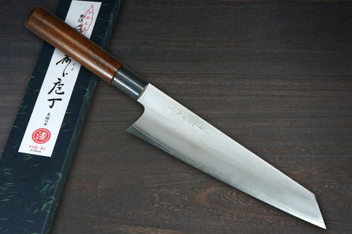 Misuzu VG10 Brass-Urushi  Japanese Chef's Kiritsuke-Gyuto Knife 210mm with Lacquered Magnolia Handle 