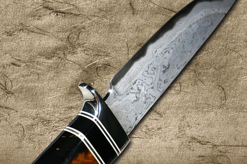 Daisuke Nishida Shirogami No.1 Damascus Japanese Chef's Petty