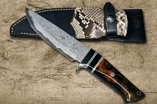 Daisuke Nishida Shirogami No.1 Damascus Japanese Chef's Petty