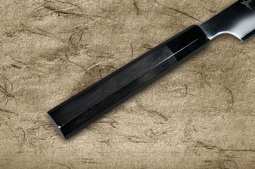 Sakai Takayuki Ginsan Warikomi Ebony Handle Japanese Chef's Kengata-Yanagiba(Sashimi) 270mm 