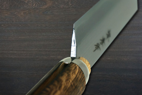 Sakai Takayuki Shirogami No.1 Migaki Japanese Chef's Chopper 180mm