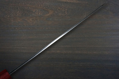 Satoshi Nakagawa Aogami #1 Damascus RS8R Japanese Chef's Kiritsuke-Gyuto Knife 240mm with Red-Ring Octagonal Handle 