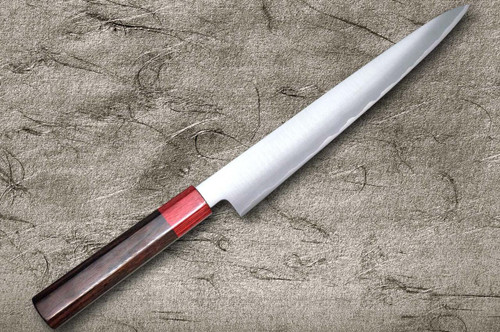 Satoshi Nakagawa Aogami #2 Migaki RS8R Japanese Chef's Slicer