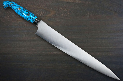 ★★yu430hi②★★ Yu Kurosaki HAP40 Japanese Chef's Slicer(Sujihiki) 270mm with Blue