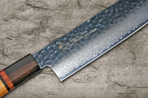 Sakai Takayuki 33-Layer VG10 Damascus Yamazakura Chef's Nakiri(Vegetable) 160mm with Dodecagonal Mountain Cherry Handle 