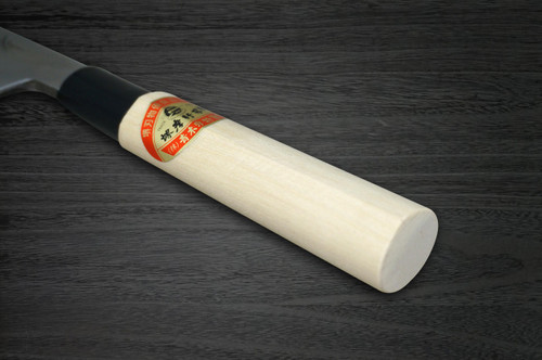 [Left Handed] Sakai Takayuki Kasumitogi (White steel) Japanese Chef's Funayuki Deba 195mm 