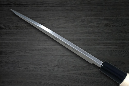 [Left Handed] Sakai Takayuki Kasumitogi (White steel) Japanese Chef's Funayuki Deba 195mm 