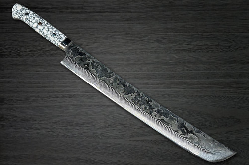 Takeshi Saji R2 Diamond Finish Damascus TCW Japanese Chef's