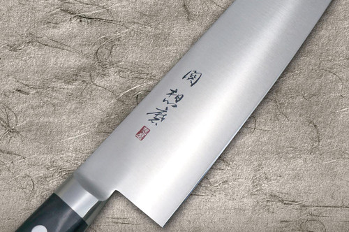 Fujiwara Kanefusa (SOUMA) Mo-Stainless Japanese Chef's Santoku Knife 180mm 