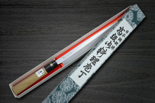 藤原兼房（相马）白钢日本厨师柳刃（刺身）240毫米| 日本刀
