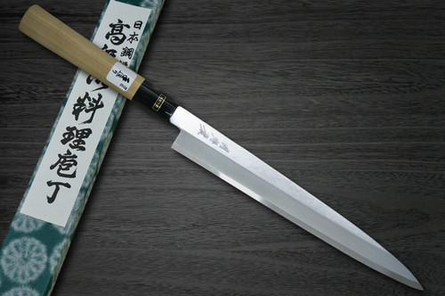 Fujiwara Kanefusa (SOUMA) White Steel Japanese Chef's Yanagiba(Sashimi) 300mm 