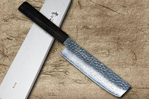 Sakai Takayuki 33-Layer VG10 Damascus Ebony Chef's Slicer