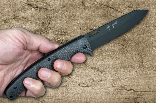 Yu Kurosaki Folding R2(SG2) Black Petty Knife(Utility) 105mm with Black G10 Handle 