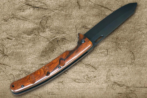 Yu Kurosaki Folding R2(SG2) Black Petty Knife(Utility) 105mm with