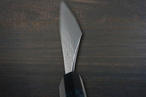 Yu Kurosaki R2(SG2) Hammered SENKO-EI WA INDIGO Japanese Chef's Gyuto Knife 240mm with Indigo-dyed Handle and Saya Sheath [AI-TENMOKU] 