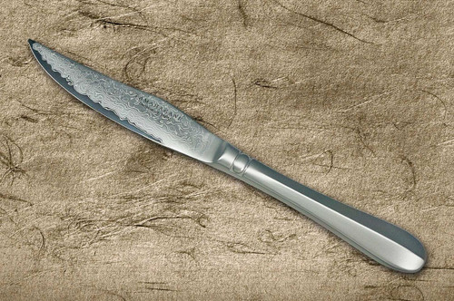 Tamahagane Special Damascus Stainless Steak Knife 
