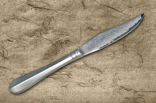 Tamahagane Special Damascus Stainless Steak Knife and Fork SET 