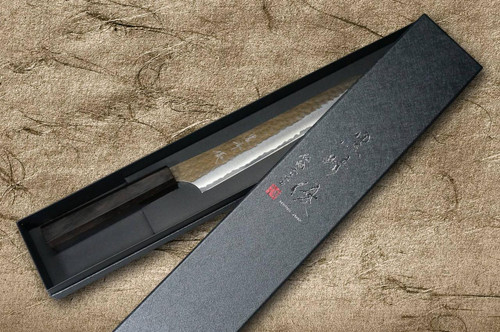 kuro様 Yamawaki MO-V Kuro Tsuchime Santoku Knife – omakase