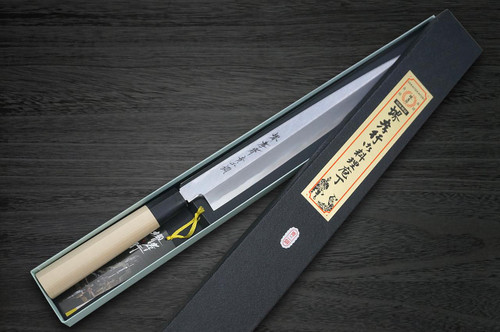 Sakai Takayuki Aoniko Blue 2 Steel Buffalo Tsuba Chef's Yanagiba(Sashimi) 270mm 