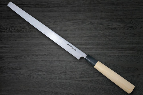 Sakai Takayuki Aoniko Blue 2 Steel Buffalo Tsuba Chef's Takohiki(Sashimi) 270mm 