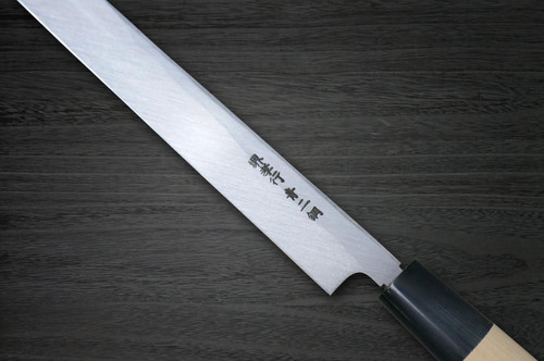 Sakai Takayuki Aoniko Blue 2 Steel Buffalo Tsuba Chef's Takohiki(Sashimi) 360mm 