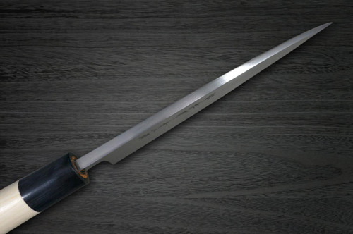 Sakai Takayuki Aoniko Blue 2 Steel Buffalo Tsuba Chef's Deba Knife 270mm 