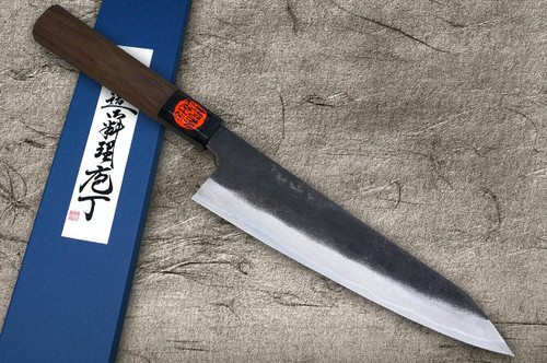 Shigeki Tanaka Aogami No.2 Kurouchi TEKKA WN Japanese Chef's