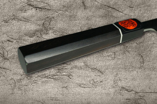 Shigeki Tanaka VG10 Damascus SENKO Japanese EB Chef's Yanagiba(Sashimi) 270mm with Ebony Handle 