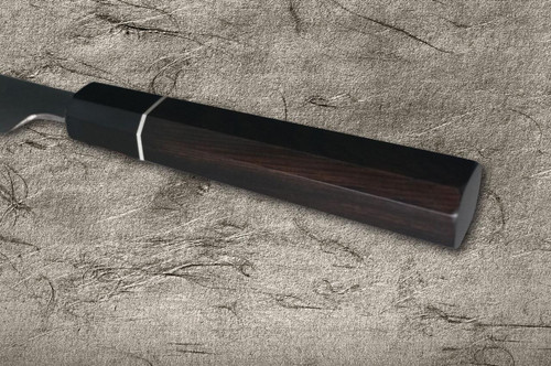 Shigeki Tanaka VG10 Damascus SENKO Japanese EB Chef's Yanagiba(Sashimi) 270mm with Ebony Handle 