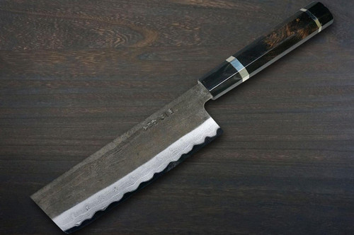 Satoshi Nakagawa Aogami#1 Damascus Kurouchi EBBFB2 Japanese