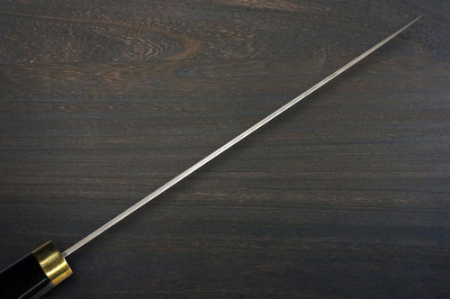 Takeshi Saji Makie-Art VG10W Colored Damascus Japanese Chef's Gyuto Knife 210mm with Urushi Lacquered Saya and Handle [Sakaki] MURASAKI SHIKIBU 1000th Anniversary 