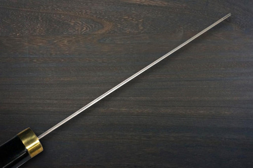 Takeshi Saji Makie-Art VG10W Colored Damascus Japanese Chef's Nakiri(Vegetable) 170mm with Urushi Lacquered Saya and Handle [Tokonatsu] MURASAKI SHIKIBU 1000th Anniversary 