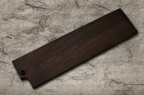 Magnolia Saya Sheath Dark Brown [with Ebony Pin] for 165mm Usuba