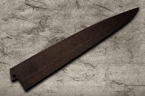 Magnolia Saya Sheath Dark Brown [with Ebony Pin] for 240mm Slicer(Sujihiki) 