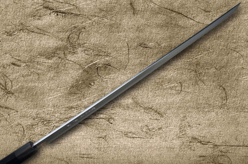 Sakai Takayuki Tuna Maguro Bocho EBBF Japanese Chef's Tuna-Kiri 450mm Tokujyo Supreme (White 2 steel) with Water Buffalo Ebony Handle and Saya Sheath 