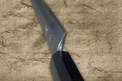 Sakai Takayuki Tuna Maguro Bocho EBBF Japanese Chef's Tuna-Kiri 540mm Tokujyo Supreme (White 2 steel) with Water Buffalo Ebony Handle and Saya Sheath 