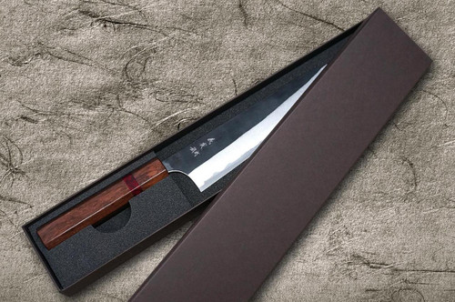 Yoshimi Kato Aogami Super Clad Kurouchi Japanese Chef's Gyuto