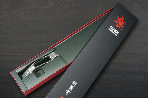 Kanetsune KC-190 VG10 17-Layer Damascus SANNOIKE Japanese Chef's Santoku Knife 170mm 