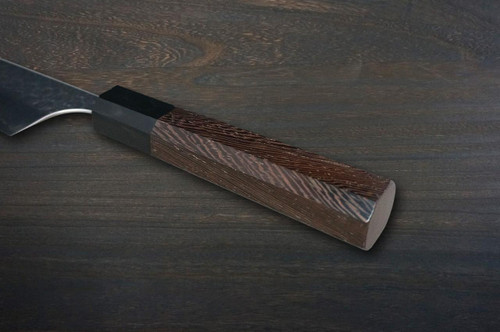 Yoshimi Kato R2 MINAMO Hammered WG8B Japanese Chef's Gyuto Knife 210mm with Wenge Handle 