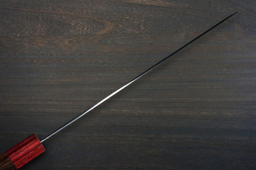 Yoshimi Kato R2 MINAMO Hammered RS8R Japanese Chef's Gyuto Knife 240mm with Red-Ring Octagonal Handle 