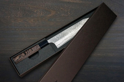 Yoshimi Kato 63 Layer VG10 Black Damascus TR-WG8B Japanese Chef's