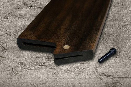Magnolia Saya Sheath Dark Brown [with Ebony Pin] for 180mm Santoku