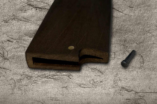 Magnolia Saya Sheath Dark Brown [with Ebony Pin] for 150mm Deba Knife 